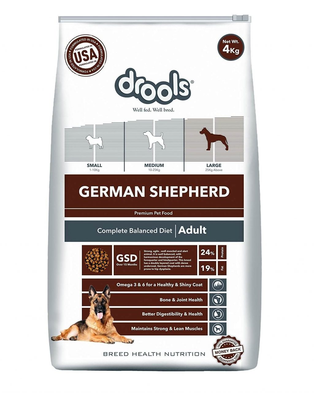 Drools German Shepherd Puppy Adult 4kg 12kg Dog Food Loyalpetzone